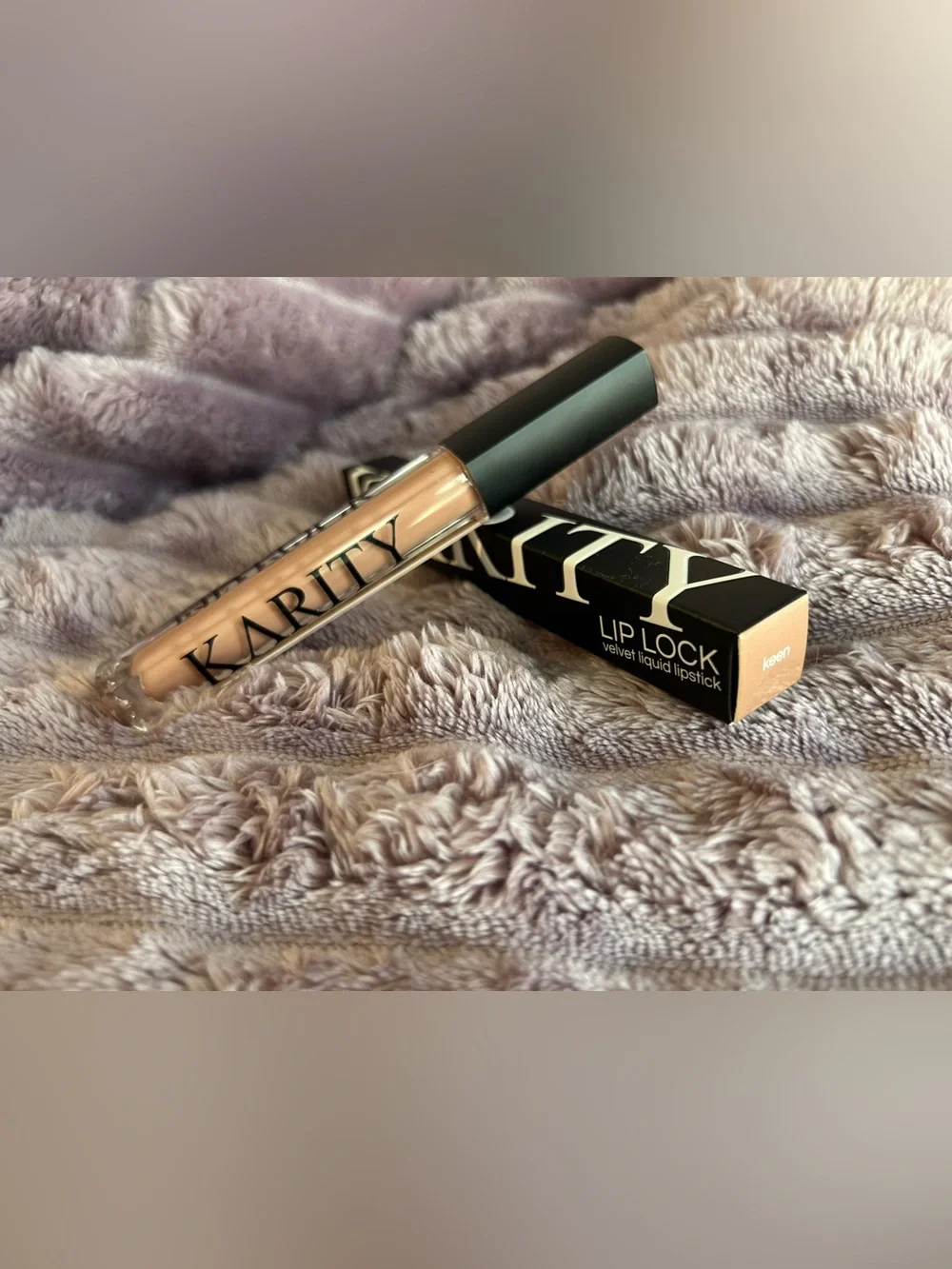 NIB Karity Lip Lock Velvet Liquid Lipstick - Keen